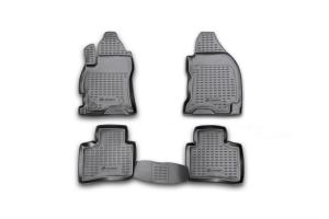 Коврик салона FORD Mondeo (00-07) полиуретан черный (4 предм.) ELEMENT