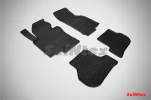 Коврик салона SKODA Octavia A5 (08-), VW Golf V, Golf VI, Jetta (03-) резина, сетка (4 предм.) SEINTEX