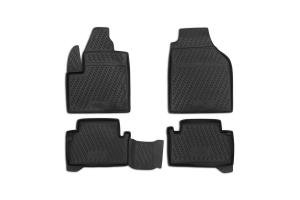 Коврик салона FORD Tourneo Connect (02-) передний полиуретан черный (2 предм.) ELEMENT