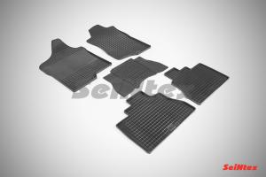 Коврик салона CADILLAC Escalade III (07-14), CHEVROLET Tahoe III (07-14) резина, сетка (5 предм.) SEINTEX