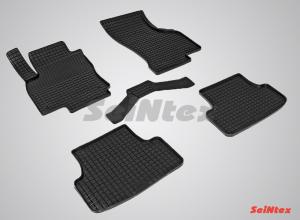 Коврик салона AUDI А3 (12-), SEAT Leon III (13-), VW Golf VII (12-) резина, сетка (5 предм.) SEINTEX