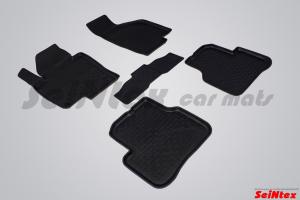 Коврик салона VOLKSWAGEN  Passat B7 (11-15), VOLKSWAGEN  Passat Сс (11-) резина высокий борт (5 предм.) SEINTEX