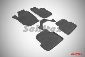 Коврик салона SKODA Fabia (07-) резина высокий борт (5 предм.) SEINTEX