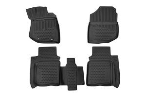 Коврик салона HONDA Fit (07-13), хб., правый руль 3D полиуретан черный (4 предм.) ELEMENT