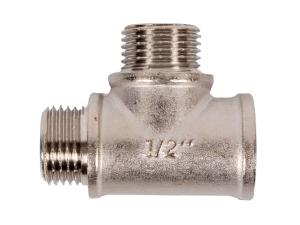 Тройник никель 1/2 вн-нар-нар. VALTEC