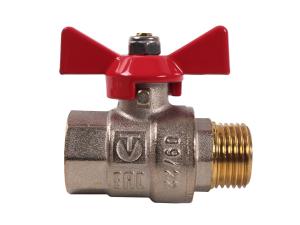Кран 1/2 шаровой BASE вн-нар бабочка VALTEC