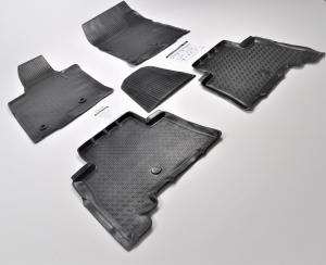 Коврик салона Toyota Land Cruiser Prado IV J150 2009-2017, 2017- полиуретан (5 предм.) COMFORT