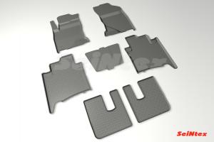 Коврик салона TOYOTA Fortuner II   (17-) резина высокий борт (7 предм.) SEINTEX