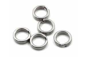 Заводное кольцо 4.8мм  RING-A цв. Cr р. 9 test-4.5 кг 10шт NAMAZU