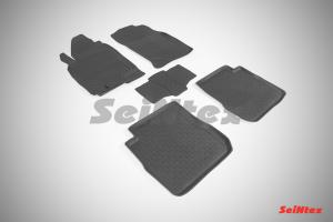 Коврик салона MITSUBISHI Outlander I (03-08) резина высокий борт (5 предм.) SEINTEX