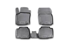 Коврик салона FORD Mondeo (07-14) полиуретан черный (4 предм.) ELEMENT