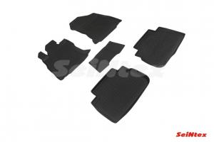 Коврик салона SUBARU Forester V (18-) резина высокий борт (5 предм.) SEINTEX