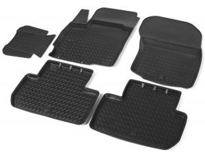 Коврик салона Mitsubishi Outlander III (12-14) (14-15) (15-18) (18-), полиуретан (5 предм.) RIVAL