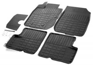 Коврик салона Nissan Terrano III (4WD) (14-16) (16-17), Terrano III рестайлинг (FWD) (16-17), Renault Duster (4WD) (10-15) резина (5 предм.) RIVAL