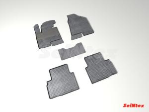 Коврик салона HYUNDAI Ix35 (10-15), KIA Sportage New (10-15) резина, сетка (5 предм.) SEINTEX