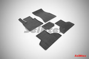 Коврик салона BMW X6 F-16 (14-19), BMW X5 F-15 (14-18) резина, сетка (5 предм.) SEINTEX