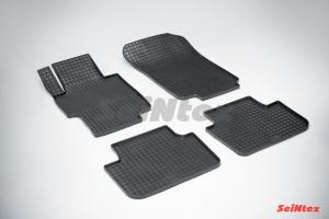 Коврик салона HONDA Accord VII (02-08) резина, сетка (4 предм.) SEINTEX
