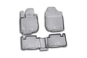 Коврик салона TOYOTA RAV4 (10-) полиуретан черный (4 предм.) ELEMENT