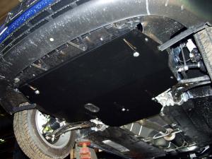 Защита картера и КПП VW Passat B6 V-2,0 ТDI (05-11) сталь 2мм SHERIFF