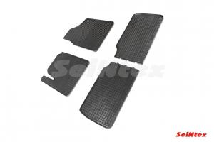 Коврик салона FORD Galaxy (95-06), VW Sharan (95-10) резина, сетка (4 предм.) SEINTEX
