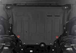 Защита картера и КПП AUDI A3 (12-20) (с крепежом) АВТОБРОНЯ 111.05128.1