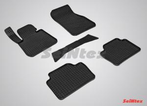 Коврик салона BMW 3 (F30) (11-18) резина черный (5 предм.) SEINTEX 84151