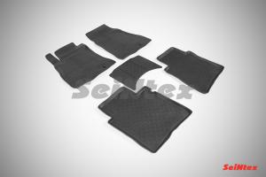Коврик салона NISSAN Sentra (14-), NISSAN Tiida (C13) (15-) резина высокий борт (5 предм.) SEINTEX