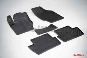 Коврик салона CITROEN С 4 Sedan (12-), PEUGEOT 308 (08-15), PEUGEOT 408 (12-) резина, сетка (5 предм.) SEINTEX