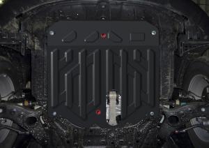 Защита картера и КПП KIA Sorento (12-) (с крепежом) АВТОБРОНЯ 111.02823.1