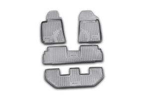 Коврик салона TOYOTA Corolla Verso (04-09) полиуретан черный (4 предм.) ELEMENT
