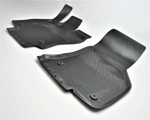 Коврик салона Volkswagen Golf хэтчбек VII 2012-, Variant VII 2013-  полиуретан передние (2 предм.) COMFORT
