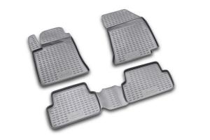Коврик салона RENAULT Laguna (01–07) полиуретан черный (4 предм.) ELEMENT