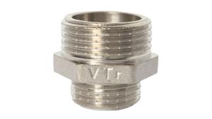 Ниппель-переходник с 3/4 на 1/2 никель VALTEC