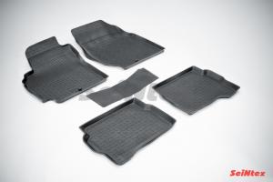 Коврик салона NISSAN Almera Classic (B10) (06-13) резина высокий борт (5 предм.) SEINTEX