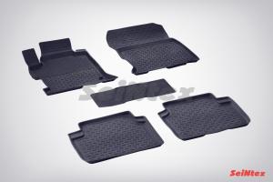 Коврик салона HONDA Accord Ix (12-) резина высокий борт (5 предм.) SEINTEX