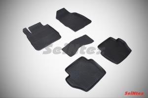 Коврик салона FORD Fiesta IV (08-15) резина высокий борт (5 предм.) SEINTEX