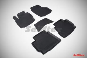 Коврик салона FORD Mondeo IV (07-15) резина высокий борт (5 предм.) SEINTEX