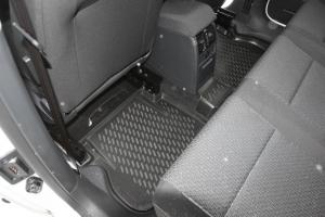 Коврик салона VOLKSWAGEN Caddy (15-) полиуретан черный (4 предм.) ELEMENT