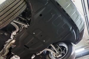 Защита картера и КПП Audi Q7 II 4WD АКПП 2015-н.в., композит 8мм, крепеж АВС-ДИЗАЙН