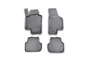 Коврик салона VW Jetta (11-) полиуретан черный (4 предм.) ELEMENT