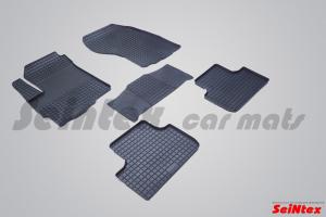 Коврик салона CITROEN С4 Aircross (12-17), MITSUBISHI Asx (10-), PEUGEOT 4008 (10-) резина, сетка (5 предм.) SEINTEX
