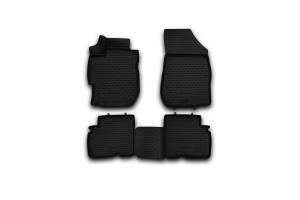 Коврик салона NISSAN Almera (12-) 3D полиуретан черный (4 предм.) ELEMENT