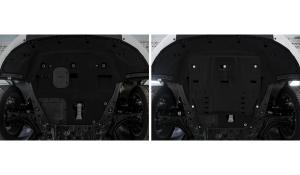 Защита картера и КПП HYUNDAI Sonata (19-) KIA K5 (20-) (с крепежом) АВТОБРОНЯ 111028611, 104463