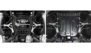 Защита картера и КПП VW Touareg (10-) (с крепежом) АВТОБРОНЯ 111.05824.2