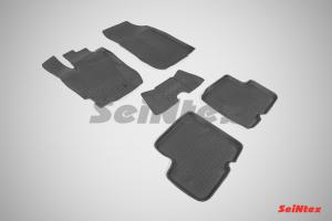 Коврик салона NISSAN Terrano III (15-), RENAULT Duster (Рест.) (15-) резина высокий борт (5 предм.) SEINTEX