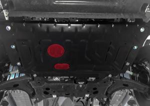 Защита картера и КПП FORD Transit (17-) (с крепежом) АВТОБРОНЯ 111.01879.1
