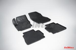 Коврик салона FORD Mondeo IV (07-15) резина, сетка (4 предм.) SEINTEX