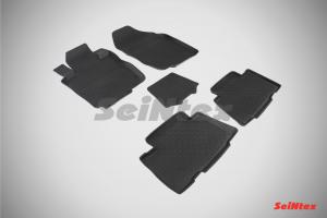 Коврик салона TOYOTA Rav 4 III (08-12) резина высокий борт (5 предм.) SEINTEX