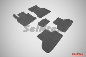 Коврик салона BMW X5 F15 (14-), BMW X6 F16 (14-) резина высокий борт (5 предм.) SEINTEX