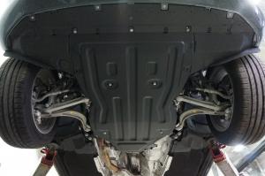 Защита картера и КПП Audi Q5 II 4WD АКПП 2017-н.в., композит 8мм, крепеж АВС-ДИЗАЙН